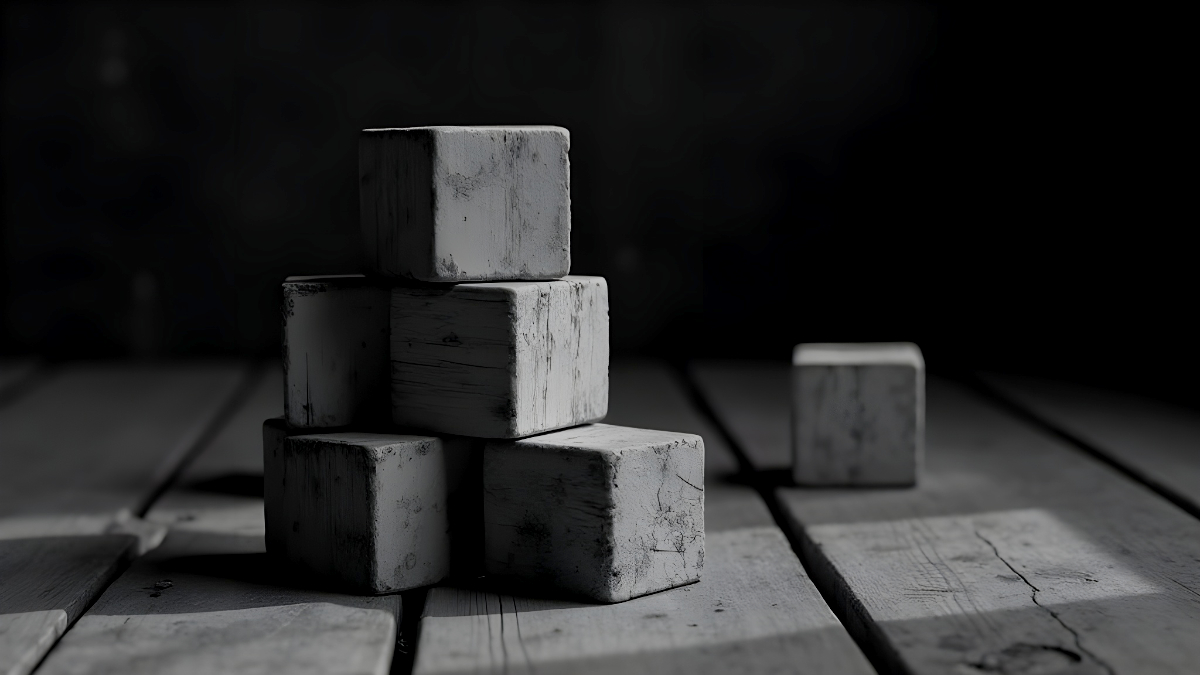 ...it looked like someone had tried to eat it...